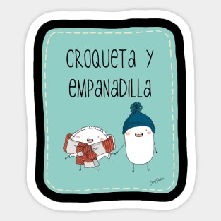 Croqueta y Empanadilla Sticker